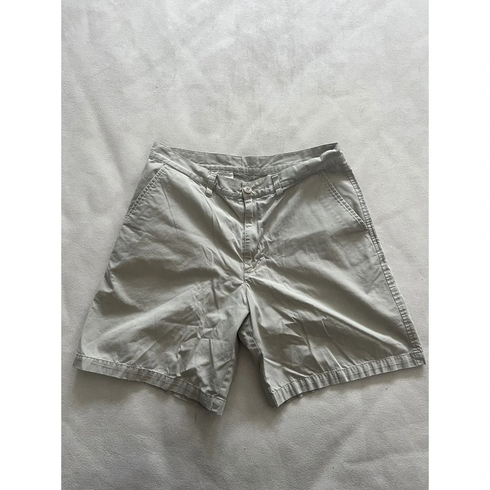 Patagonia Mens Organic Cotton Canvas Shorts Khaki Tan Size 33 57672S8